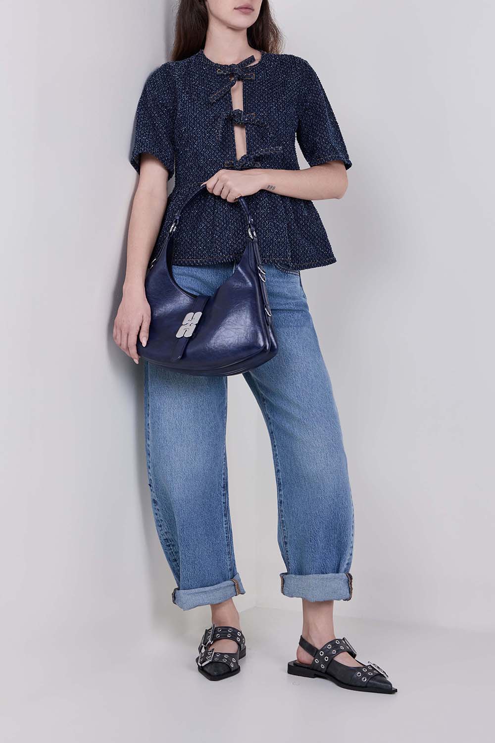 חולצת דנים קשירה